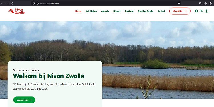 Nieuwe website Nivon Zwolle
