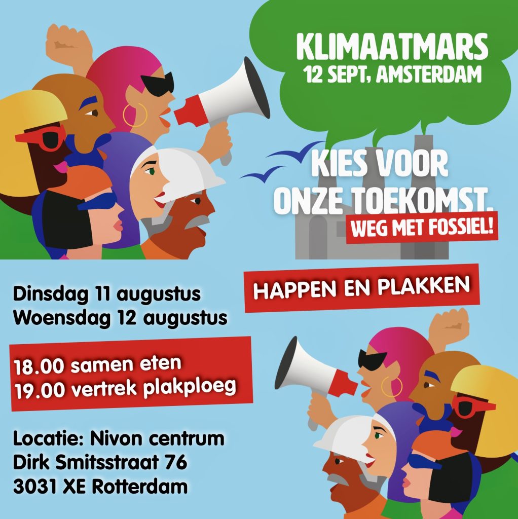 Plakken voor het klimaat